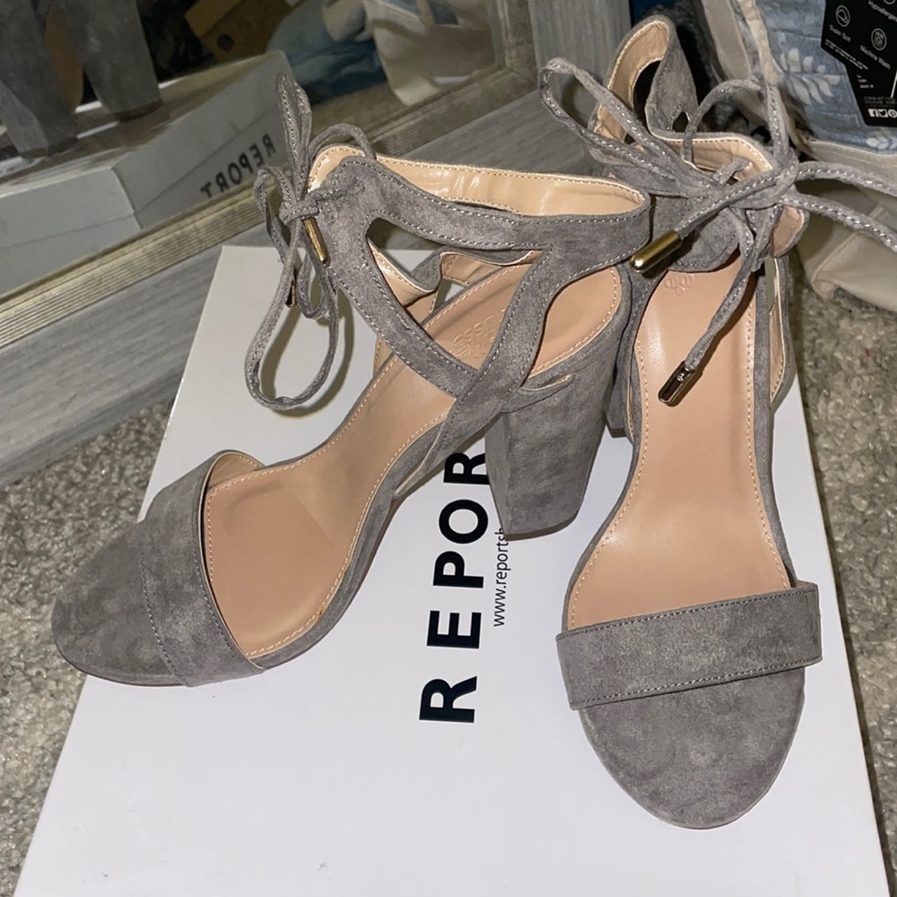 Grey heels